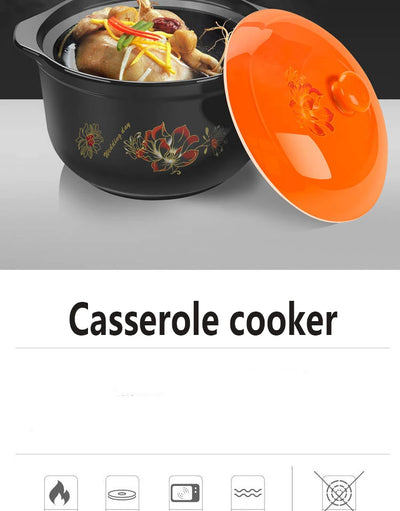 Cocotte Cuisinière Ménage Gaz Marmite À Soupe En Céramique Cocotte Marmite À Soupe Feu Résistant À La Chaleur Pot Hotpot Casseroles De Cuisine Marmites Et