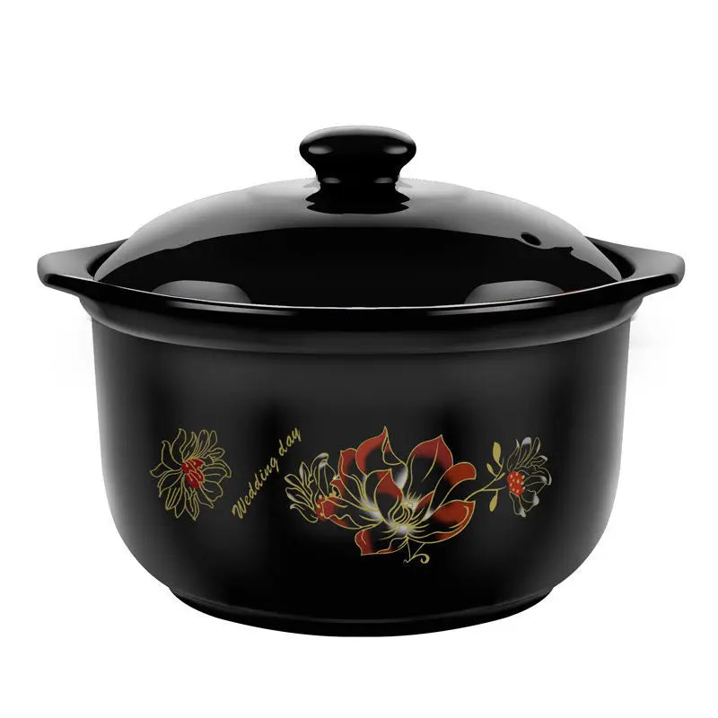 Cocotte Cuisinière Ménage Gaz Marmite À Soupe En Céramique Cocotte Marmite À Soupe Feu Résistant À La Chaleur Pot Hotpot Casseroles De Cuisine Marmites Et