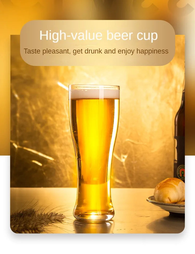 Chope à bière en cristal de grande capacité pour cocktails, tasse créative en cristal de luxe, verre réutilisable, articles de bar, brassage maison