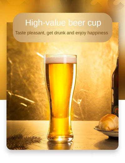 Chope à bière en cristal de grande capacité pour cocktails, tasse créative en cristal de luxe, verre réutilisable, articles de bar, brassage maison