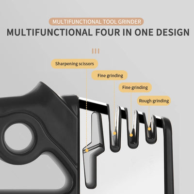 Aiguiseurs de cuisine Aiguiseur rapide ménager Aiguiseurs de couteaux de cuisine portatifs Outil d'affûtage multifonctionnel pour couteaux