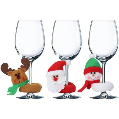 Ensemble de bouteilles de vin de Noël de haute qualité, décoration de sécurité décorative, meilleure vente, charmante demande, décoration de salle de bain, fournitures pour la maison