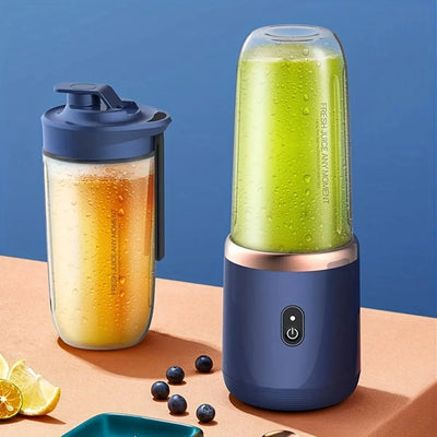 Mélangeur de fruits USB multifonction à double tasse, presse-agrumes, mélangeur électrique portable, légumes, salade, lait, nourriture, milkshake, machine à jus