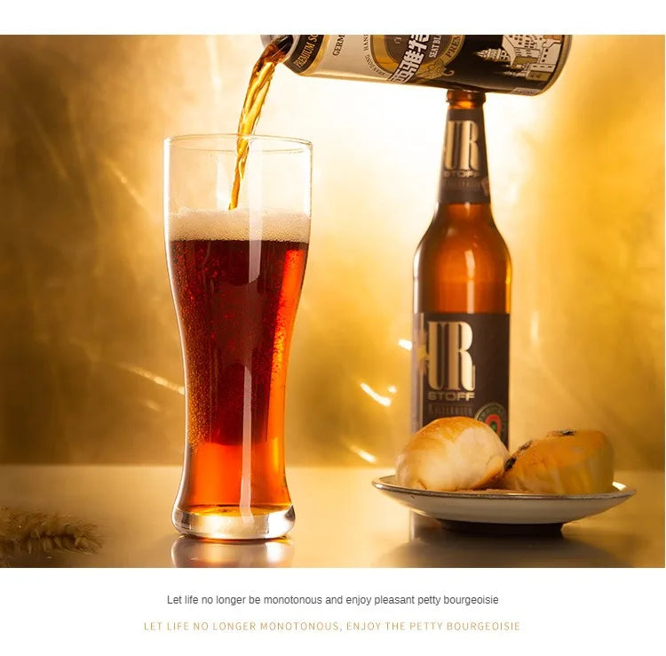 Chope à bière en cristal de grande capacité pour cocktails, tasse créative en cristal de luxe, verre réutilisable, articles de bar, brassage maison