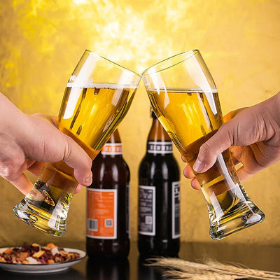 Chope à bière en cristal de grande capacité pour cocktails, tasse créative en cristal de luxe, verre réutilisable, articles de bar, brassage maison