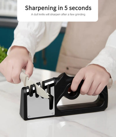 Aiguiseurs de cuisine Aiguiseur rapide ménager Aiguiseurs de couteaux de cuisine portatifs Outil d'affûtage multifonctionnel pour couteaux