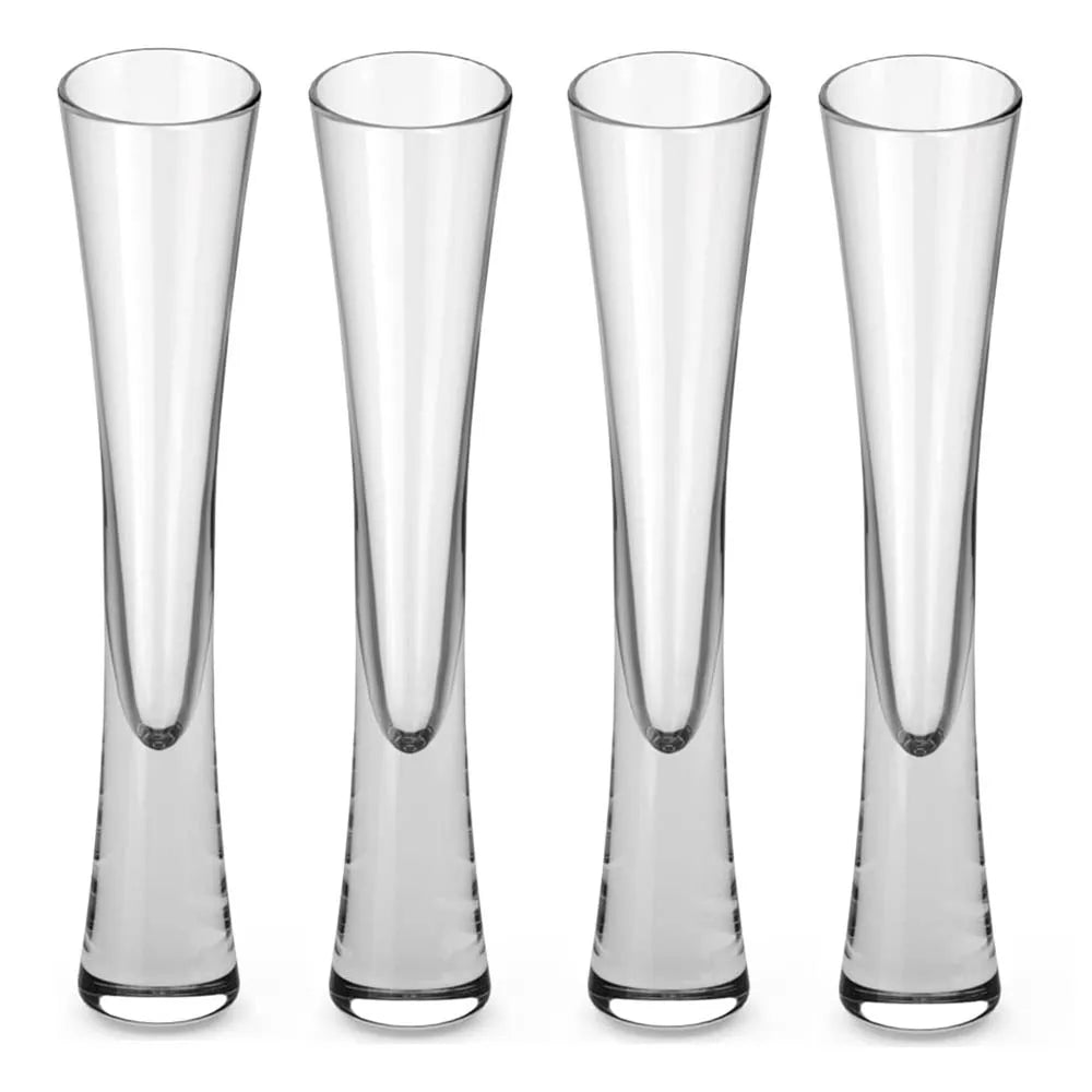 Flûtes à champagne Ereganto Flûtes à paillettes Tasses transparentes Vin à bulles Tulipe Cocktail pour bar Fête Cadeau Mariage Verres à vin pétillant