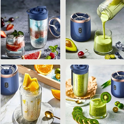 Mélangeur de fruits USB multifonction à double tasse, presse-agrumes, mélangeur électrique portable, légumes, salade, lait, nourriture, milkshake, machine à jus