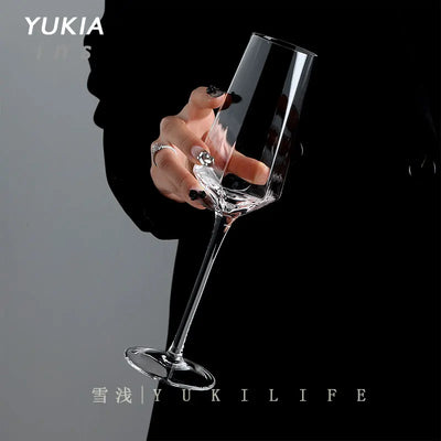 Tasse en verre créative de Phnom Penh, accessoires de bar rétro, verre à cocktail, champagne, vin rouge, gobelet en cristal, tasse à eau, ensemble de vin