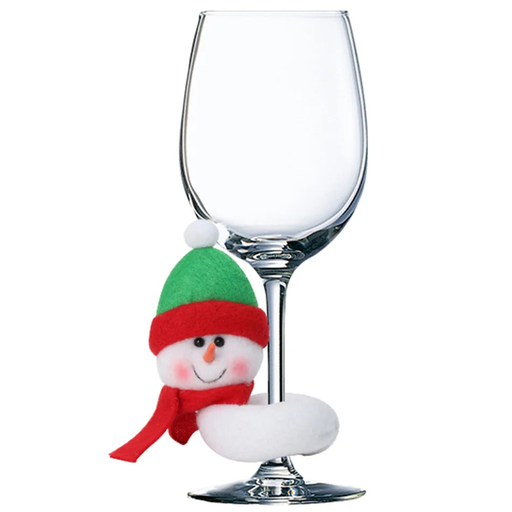 Ensemble de bouteilles de vin de Noël de haute qualité, décoration de sécurité décorative, meilleure vente, charmante demande, décoration de salle de bain, fournitures pour la maison