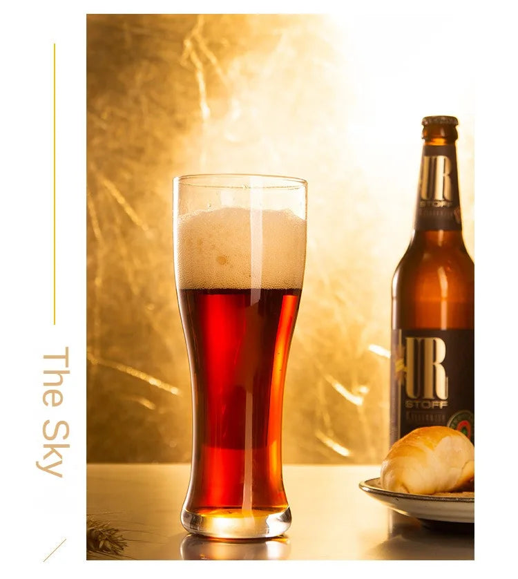 Chope à bière en cristal de grande capacité pour cocktails, tasse créative en cristal de luxe, verre réutilisable, articles de bar, brassage maison