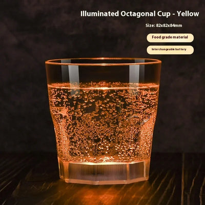 Verre lumineux à LED clignotant pour boissons, festival, Noël, vin, bière, whisky, pour bars, KTV, fête